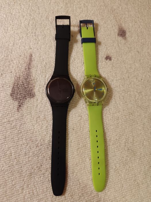 Zestaw zegarków Swatch.