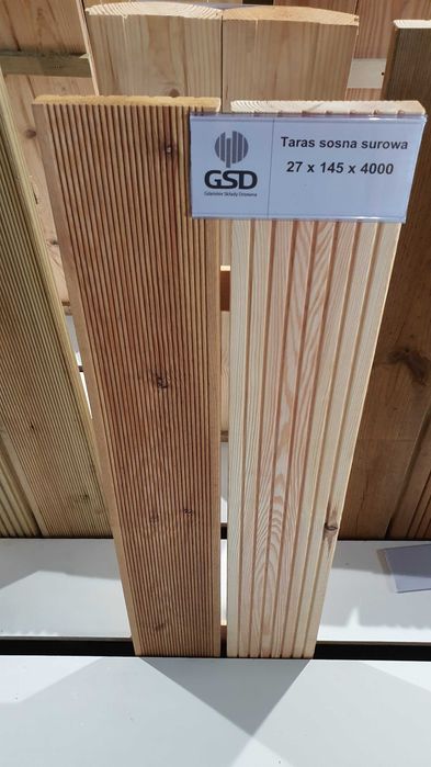 Taras Sosna Surowa 27 x 145 x 4000