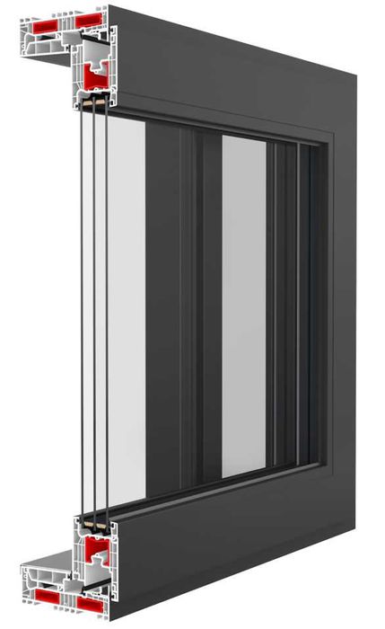 Okno tarasowe przesuwne Drutex trzyszybowe 1800 x 2100 różne wymiary.