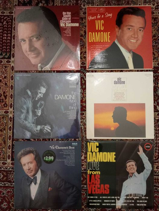 Discos Vinil - Perry Como, Pat Boone, Vic Damone e Eddie Fisher