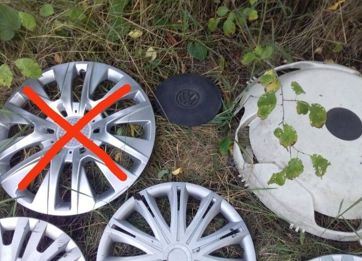 Колпаки на колёса пластиковые разных размеров