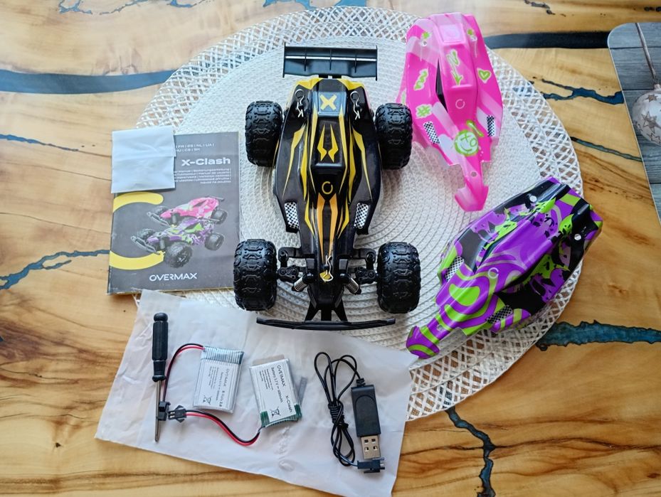 Auto zdalnie x-clash overmax 2.4 GHz skala 1:22