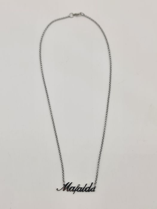 Colar prateado personalizado Mafalda