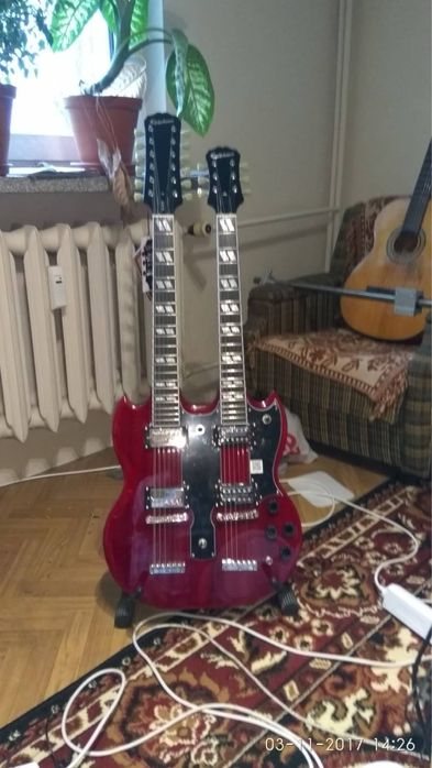 Epiphone G-1275 vintage 2 gryfy