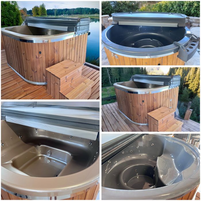 Balia, jacuzzi ogrodwe z hydromasażem