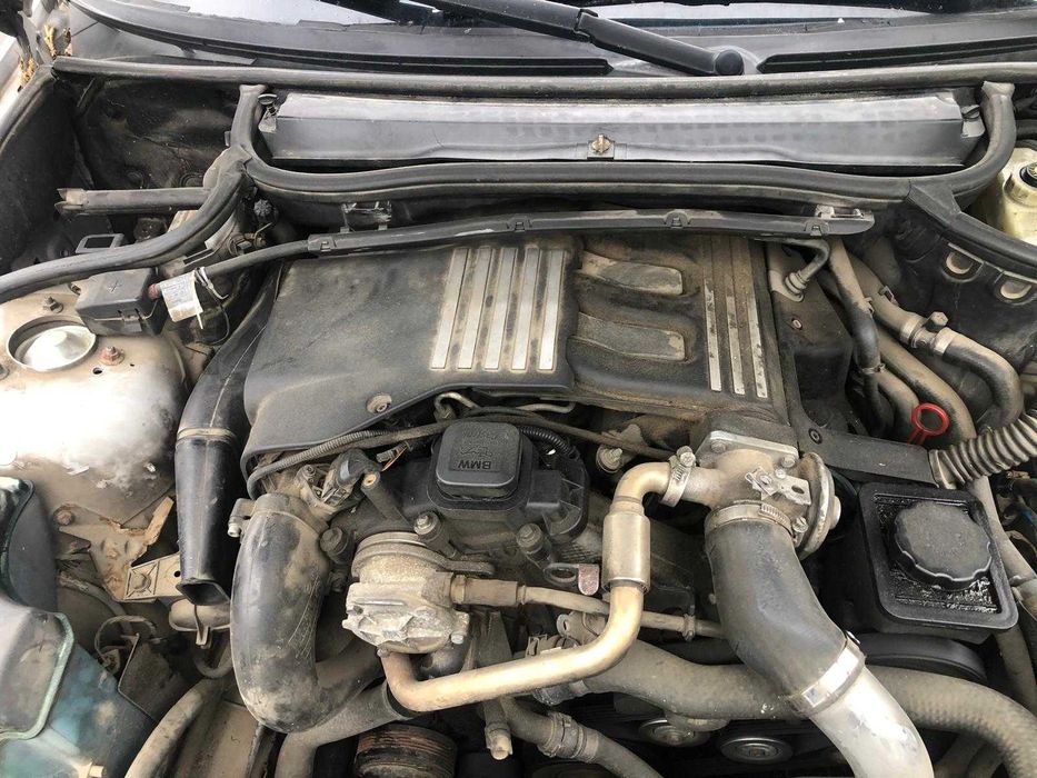 Bmw e46 na części 2.0d m47     wózek/sanki/skrzynia/reflektor/silnik/pas przedni/chłodnica