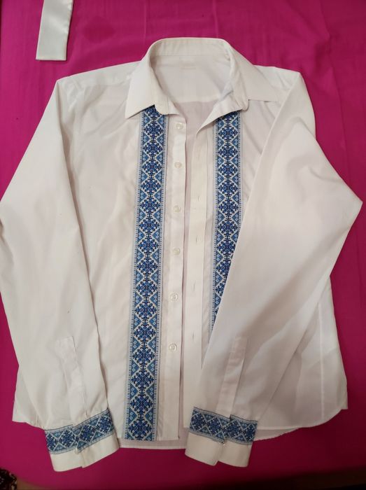 Вишиванка біла на хлопчика