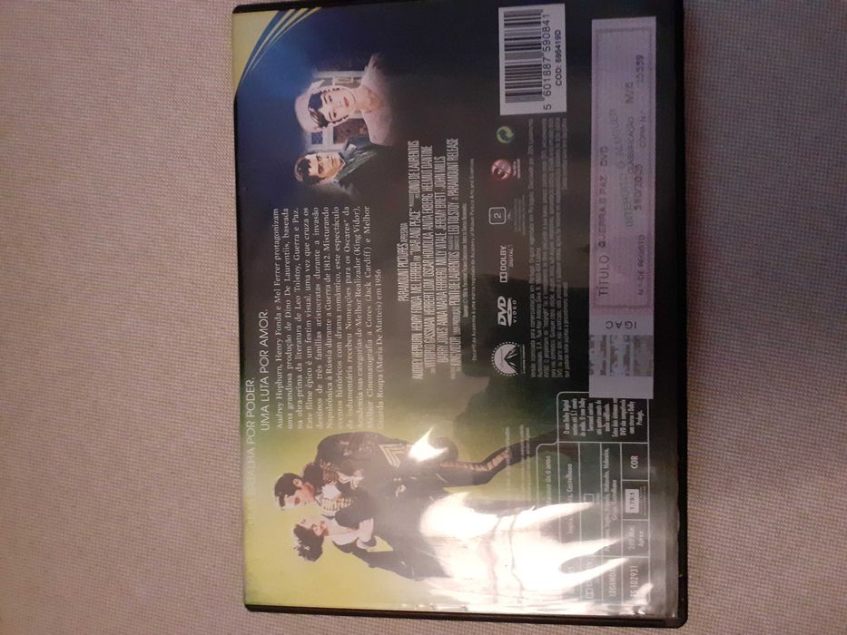 Dvd -Guerra e Paz