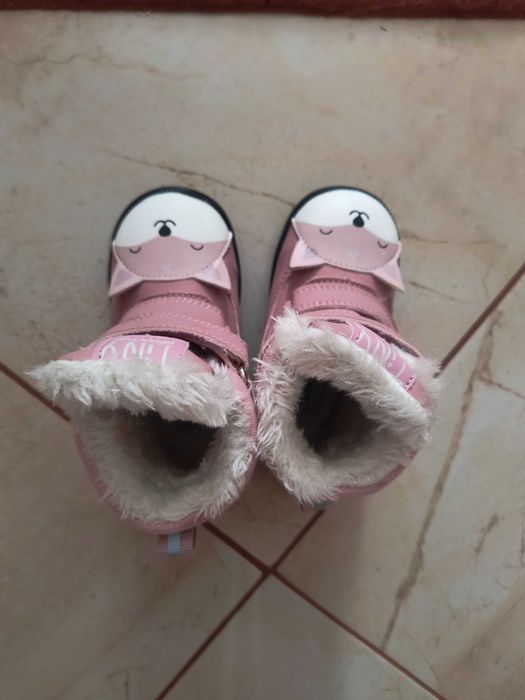 Buty dziewczęce ocieplane rozmiar 22