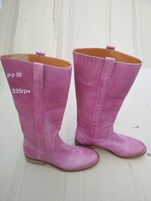 Сапоги, сапожки, полусапожки из натуральной кожи. Р-р 37-39