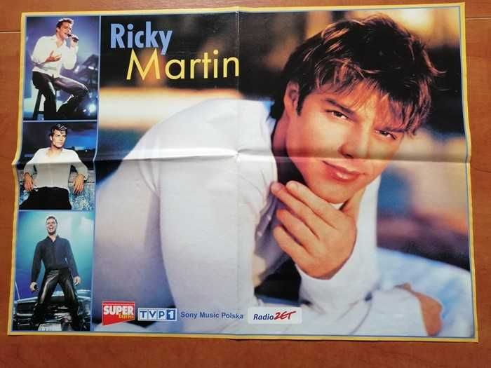 Plakat poster Ricky Martin. Nowy.
