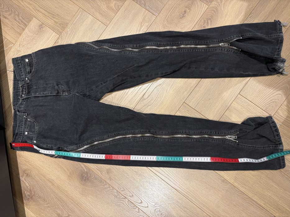 Jeans banana zip
