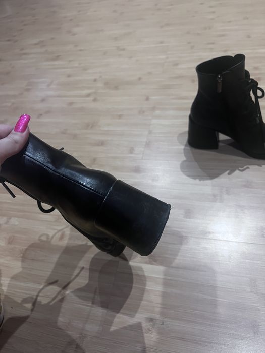 Ботильони 37 розмір шкіра