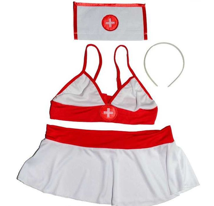 Сексуальный костюм Медсестра эротическое нижнее белье еротична білизна