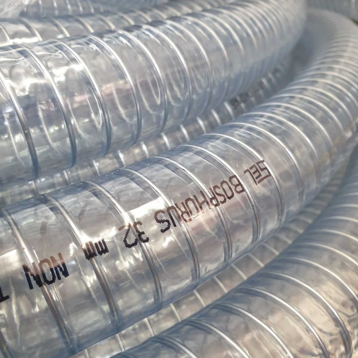 WĄŻ SSAWNY PCV Spożywczy 20 zbrojony do oprysków/spożywki