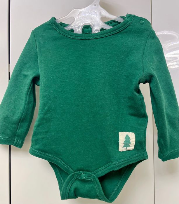 Новорічні боді для дитинки віком 3-6 місяці