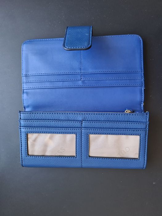 Carteira Porta Documentos Guess Azul