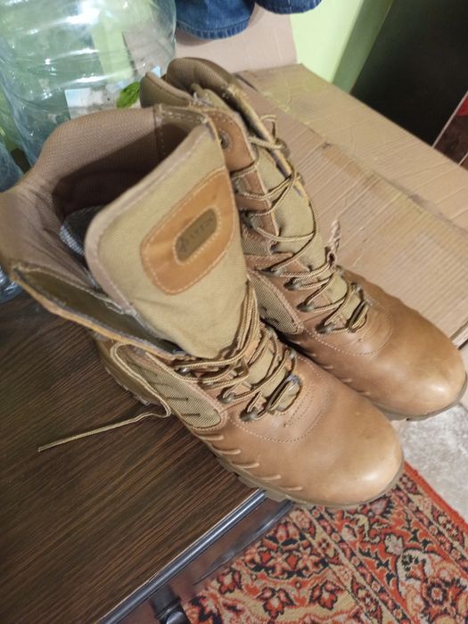 Берцы кожаные зимние