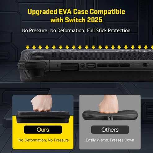 Twarde Etui JEMDO na Nintendo Switch 2 Mecha Design – Białe