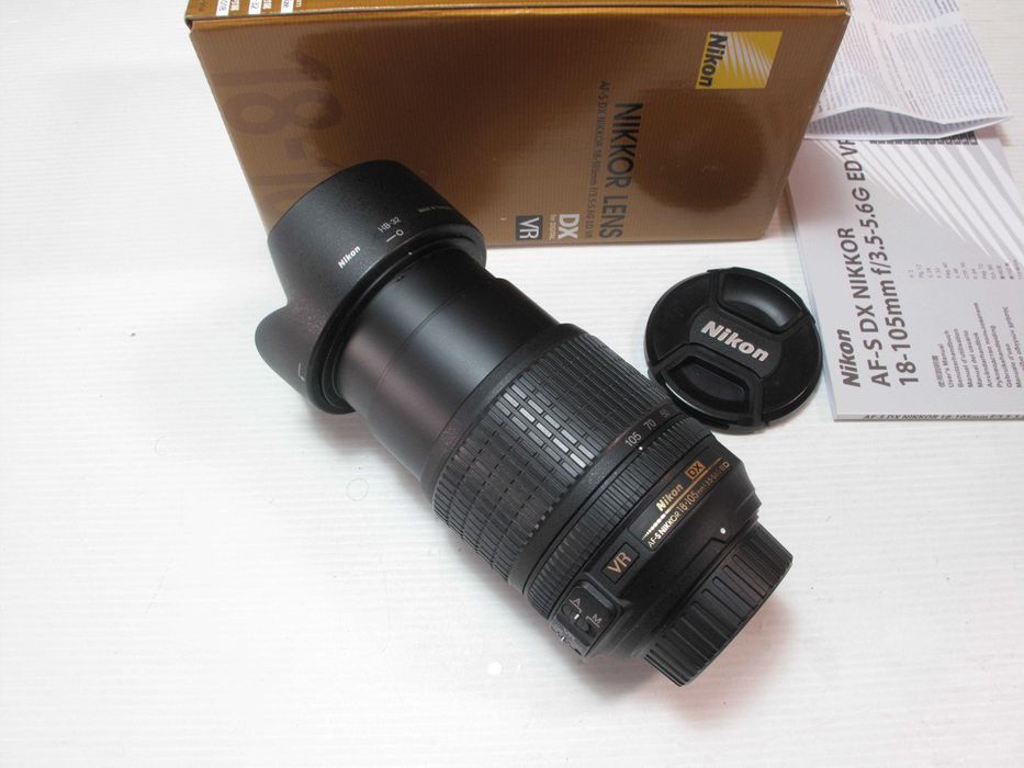 Nikon 18-105 VR Smi-Nova com caixa - Ver descrição