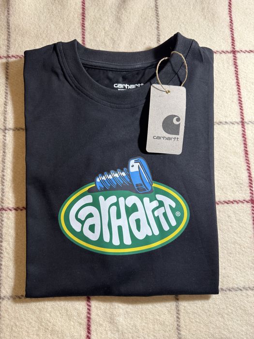 T-shirt Preta da Carharrt WIP Tamanho S