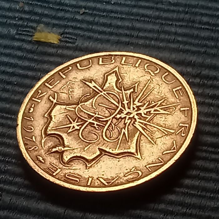 moeda 10 francos franca 1978
