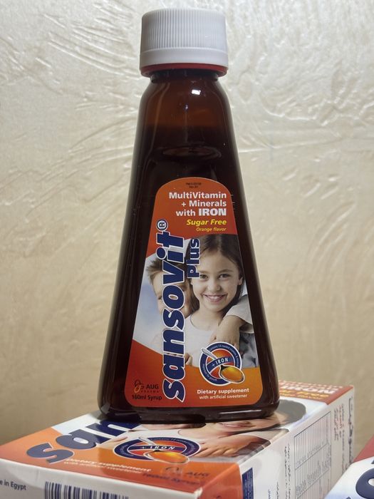 Сироп для дітей із мультівіьамінами та залізом   Sansovit