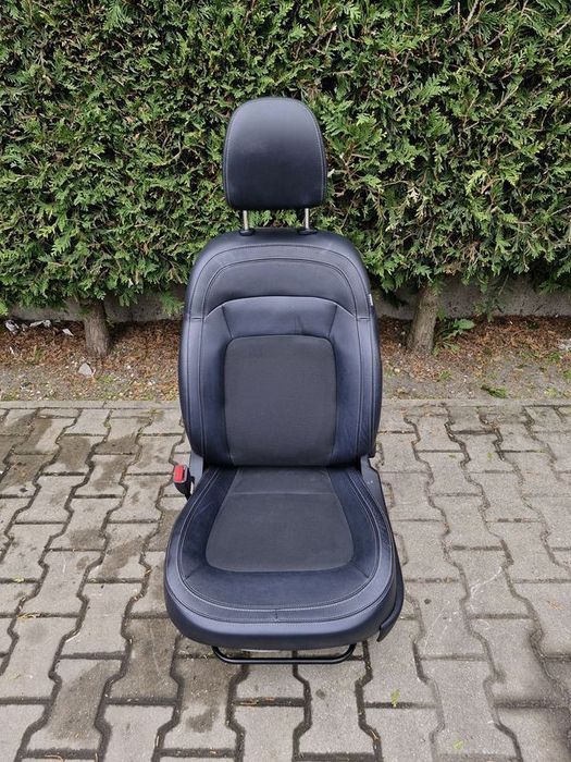 kia sportage iii 3 fotel kierowcy lewy przód przedni półskóra podgrzewany