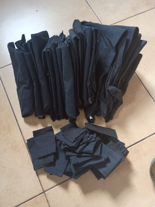 20x czarna chusta harcerska / zuchowa + pagony