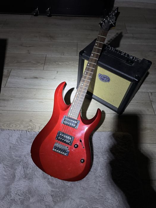 електро гітара Xeort+ підсилювач eurofon.