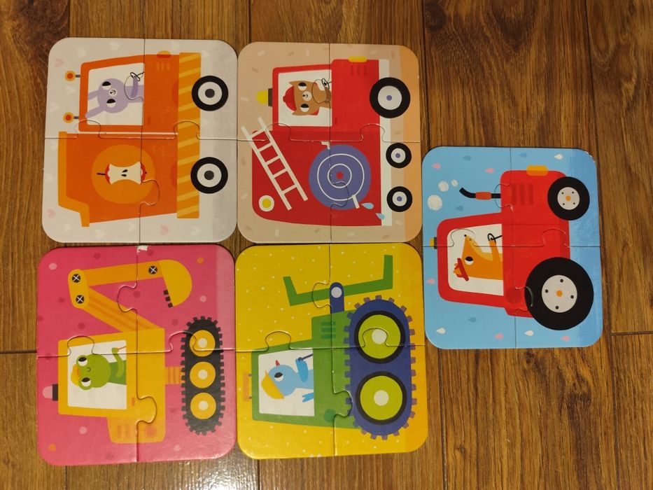 Puzzle CzuCzu Układam pojazdy dla dzieci