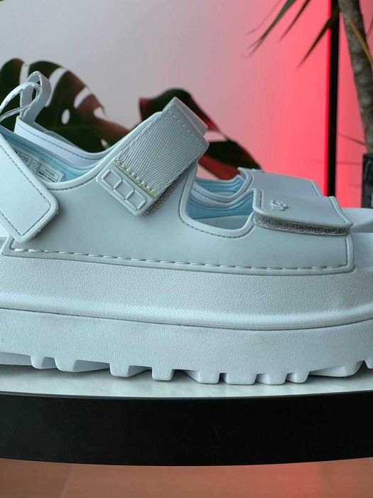 Босоножки/Босоніжки Ugg Goldenglow Blue/White Оригінал /Угги Сандали/Угг/Уггі Сандалі/Угі/Уги
