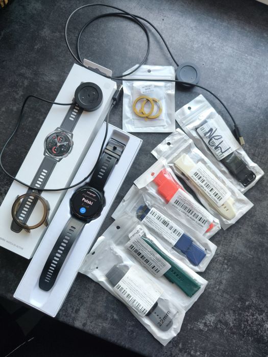 Xiaomi Watch S1 Active | Stan BDB+ | 2 lata | 2 Ładowarki | 5 Pasków +