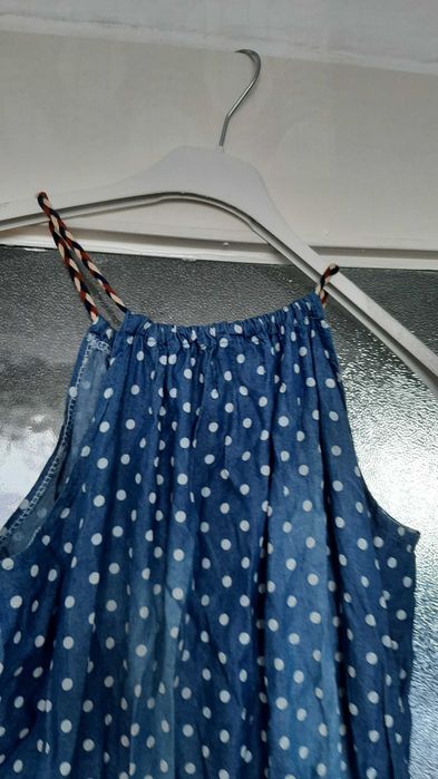 Kombinezon letni, damski, w kropki, rozmiar 38
