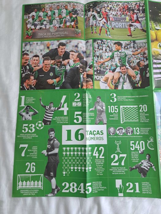 Poster Gigante - Sporting CP - Vencedor da Taça de Portugal 2014/2015