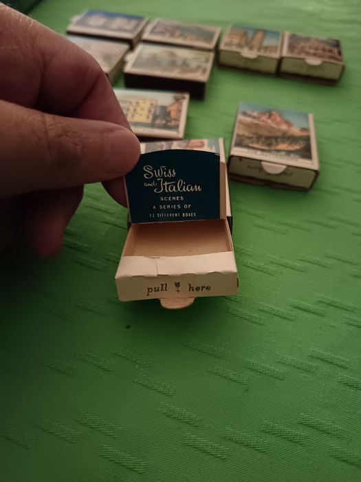 Caixas de fósforos antigas | Swiss and Italiana Scenes