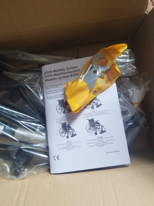 Wózek inwalidzki aluminiowy