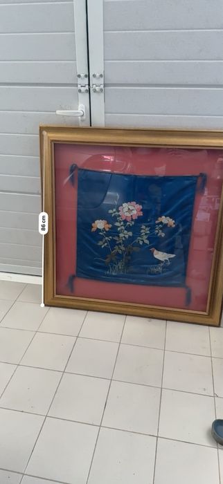 Quadro bordado de Castelo Branco