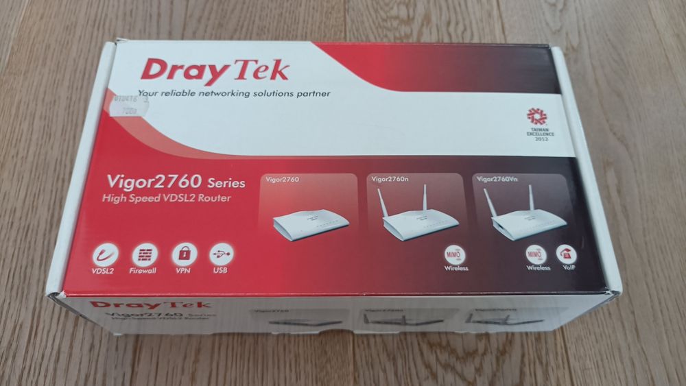 2x Router Draytek Vigor 2760 MultiWAN Gigabit VDSL ADSL USB VPN IPSec