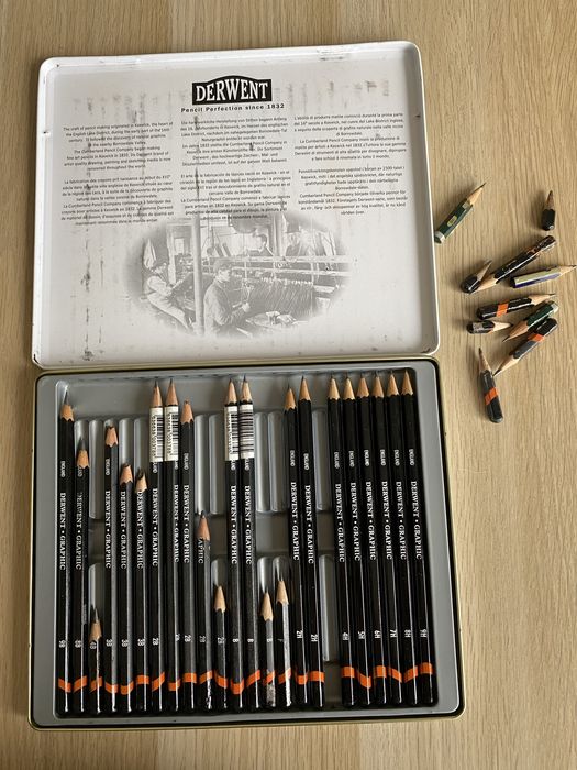 Zestaw ołówków Derwent 12+7szt
