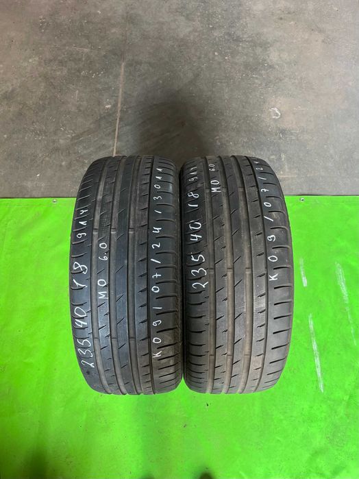 2 opony letnie używane 235/40R18 Continental ContiSportContact 3 W-wa