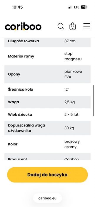 Biegowka, lekka, Cariboo