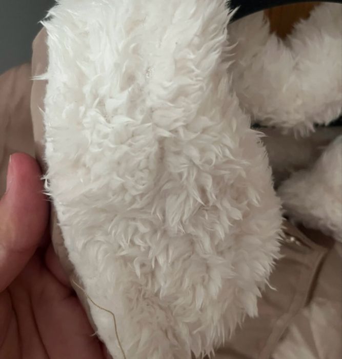 Casaco Bege com Pelo