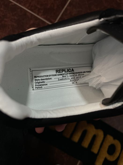 Кросівки Maison Margiela Gats / Мейсон Маржела Гатс / Чорні Маржели