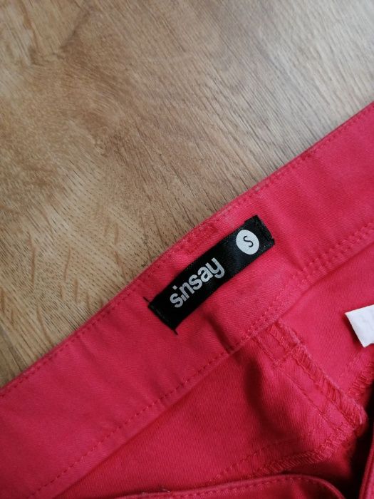 Spodnie sinsay malinowe