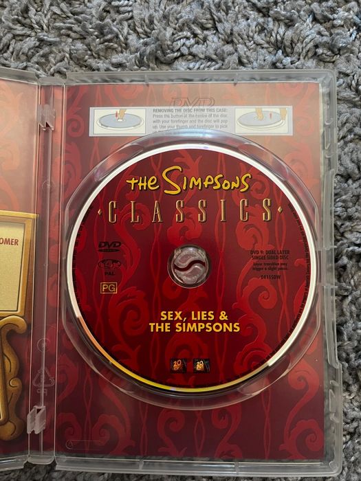 DVD dos simpsons