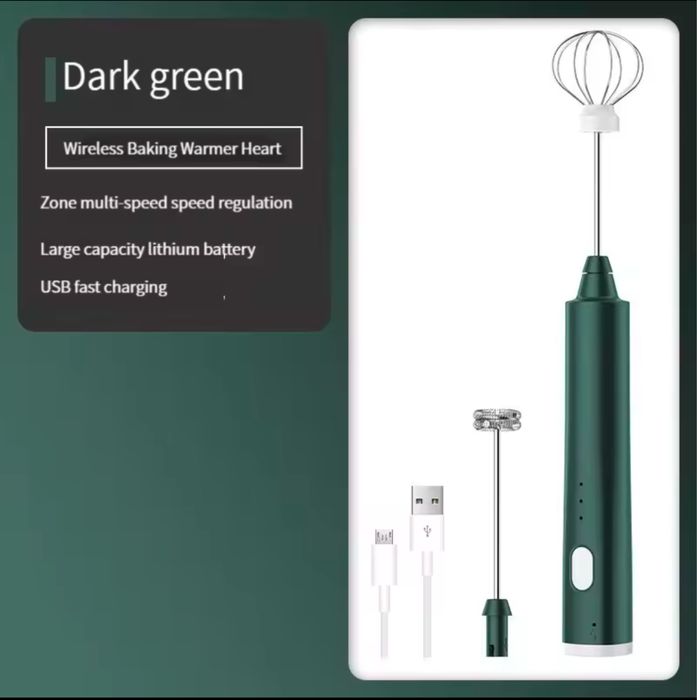 Пінозбивач спінювач міні міксер usb зарядка