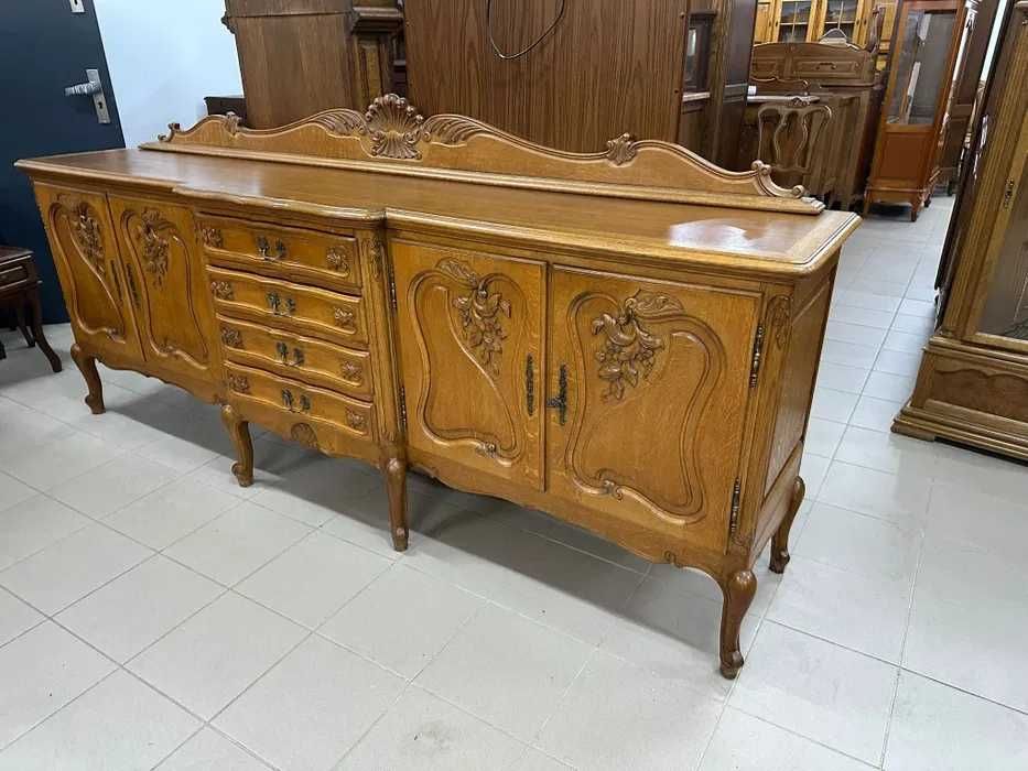 Francuski komplet mebli– komoda + witryna w stylu Ludwikowskim.