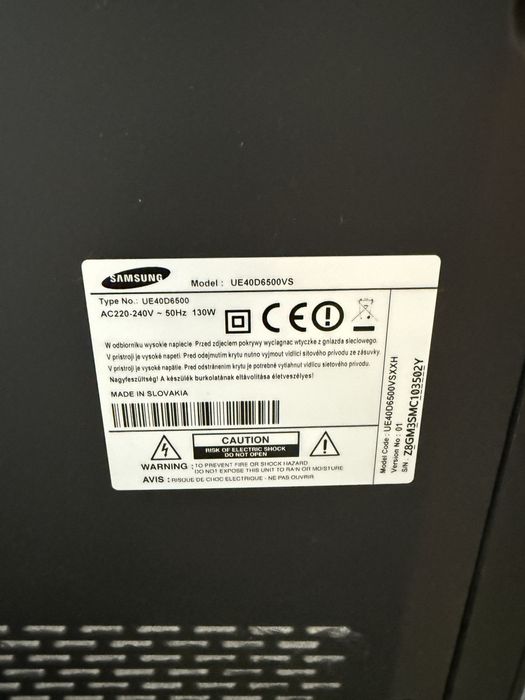 Telewizor Samsung 40" UE40D6500VS | Full HD |