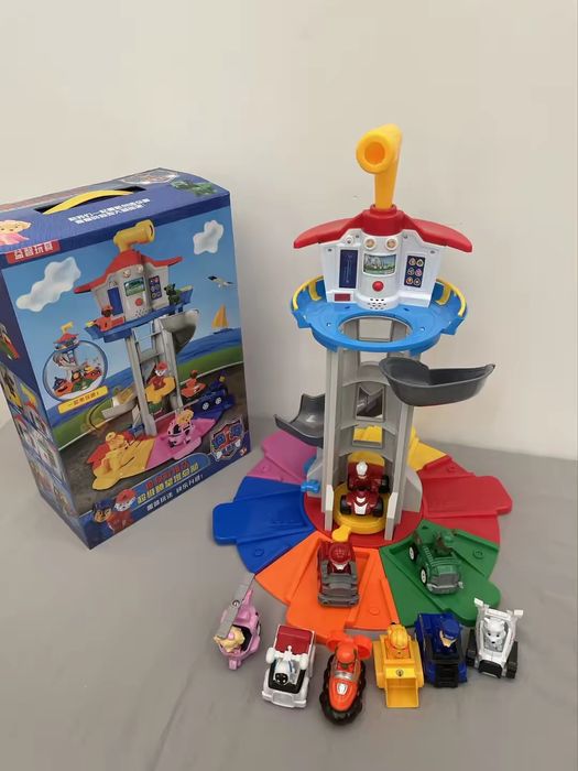 НОВИЙ МЕГА НАБІР PAW PATROL БАЗА : Вежа 52 см + 9 Машинок з УСІМА ГЕРОЯМИ + Звуковий Планшет ЩЕНЯЧИЙ ПАТРУЛЬ + Подарунок